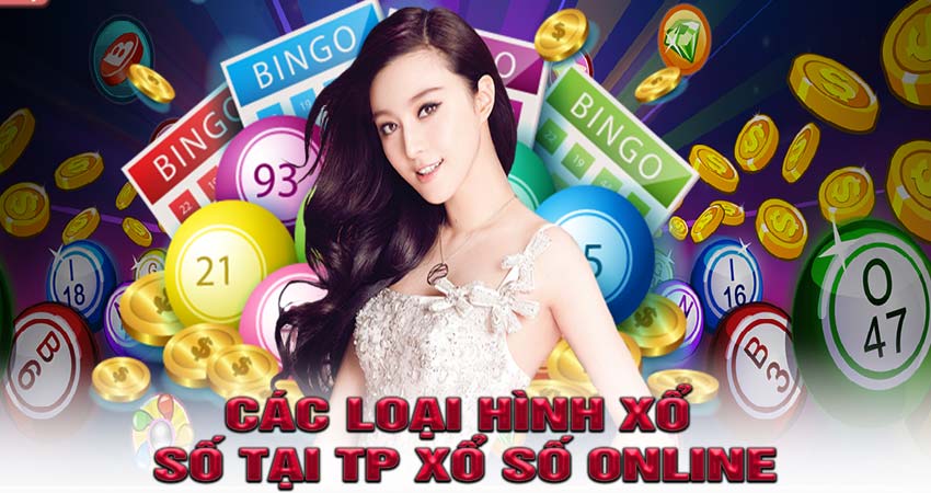 Các loại hình xổ số tại TP xổ số online